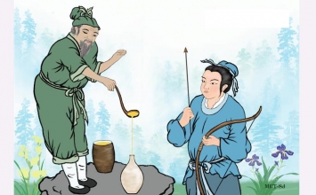 Người bắn cung và ông lão bán dầu